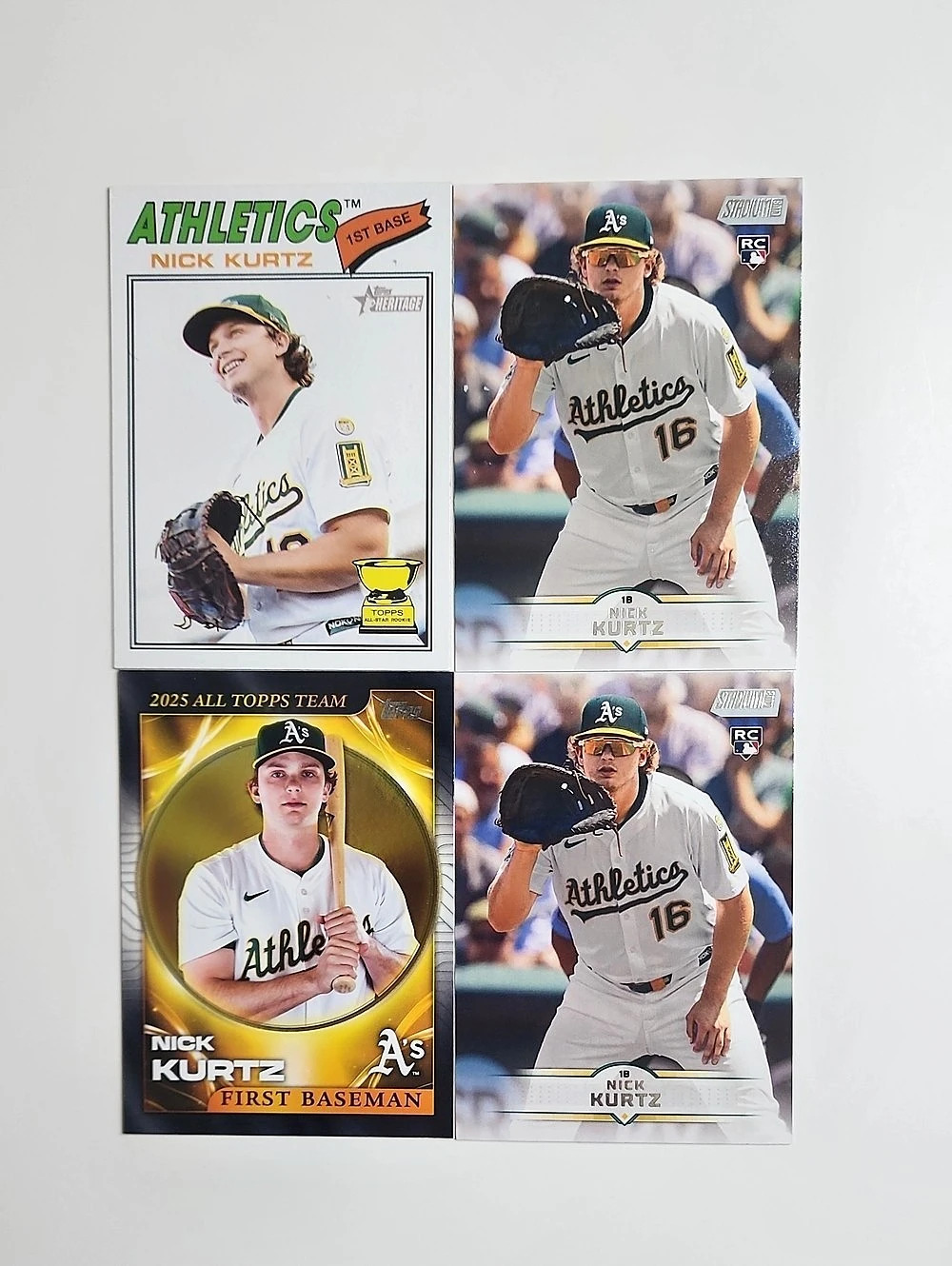 Nick Kurtz ~ Rookie ~ 4 Card Lot